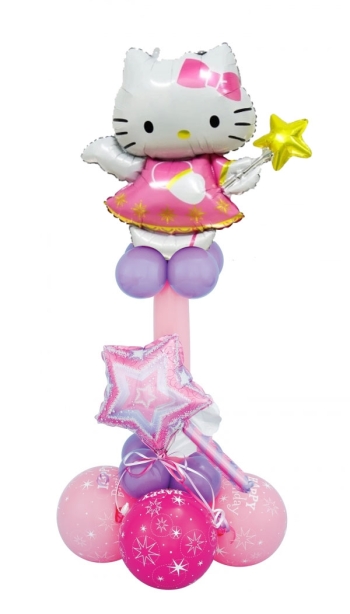 Hello Kitty Fairy Wand Balloon Centerpiece
