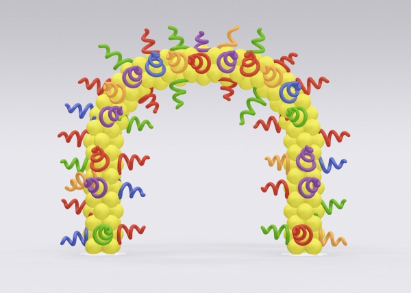Balloon Arch Curley