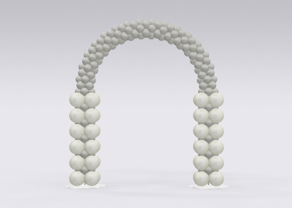 Balloon Arch Silver