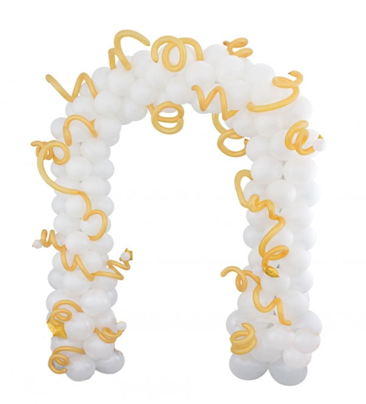 8x8FT Twisty Curly Crazy Balloon Arch Indoor