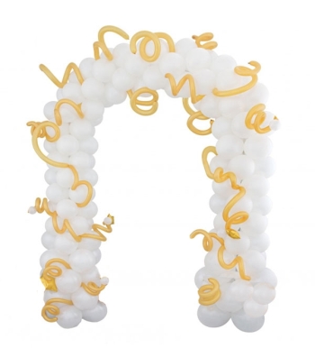 8x8FT Twisty Curly Crazy Balloon Arch Indoor