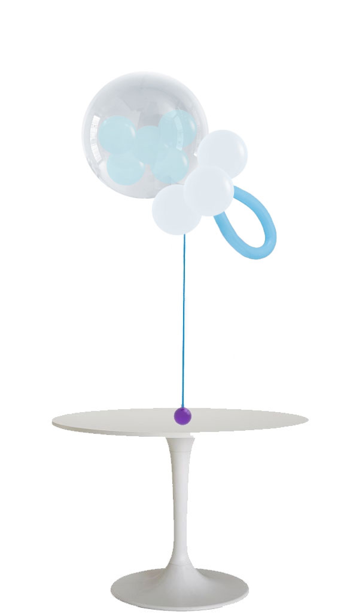 Gumball Centerpiece Pacifier Baby Boy 