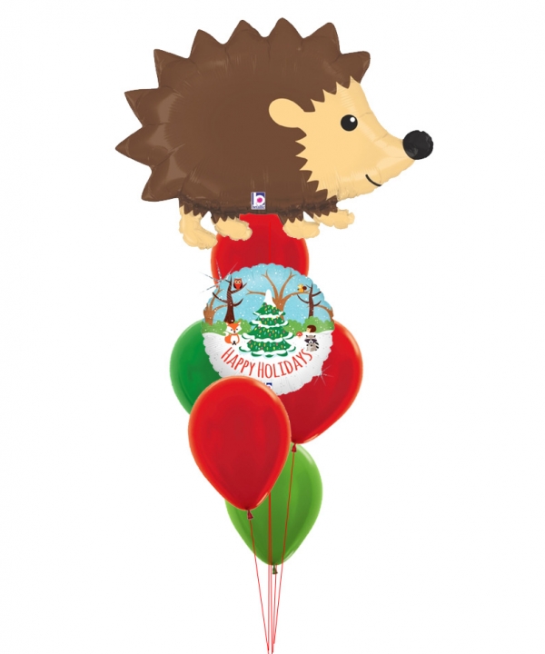 Balloon Bouquet Holidays Hedgehog 