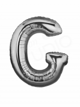 Silver Balloon Letter G