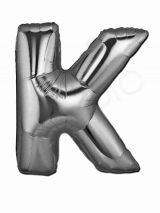 Silver Balloon Letter K