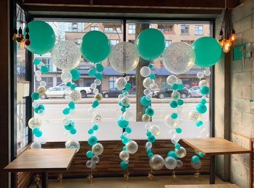 Balloon Strands Backdrop