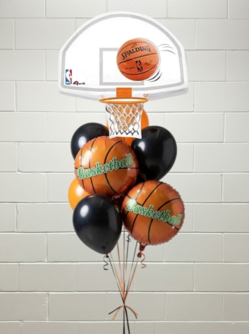 Basketball Hoop Birthday Balloon Bouquet