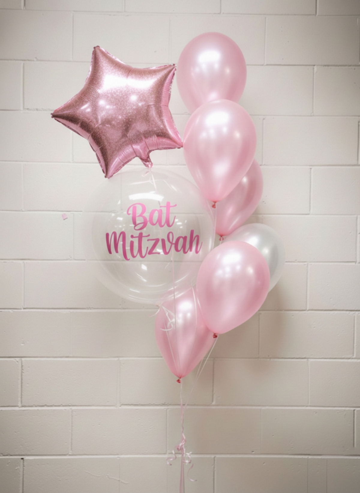 Bat Mitzvah Custom Print Bubble Bouquet