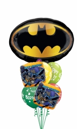 Batman Emblem Birthday Bouquet 8