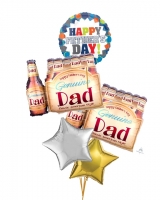 beer dad love you balloon bouquet