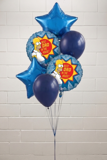 Best Dad Fathers Day Balloon Bouquet