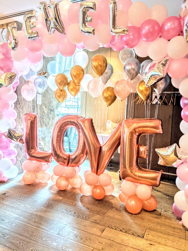 [10x10FT] Big Birthday Lots of Love Birthday Name Balloon Set