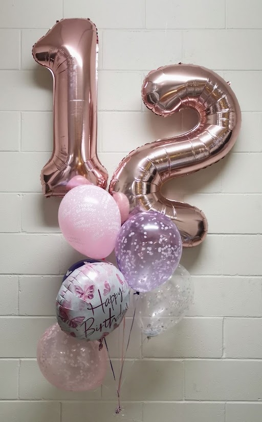 Birthday Butterfly Beauty Pick An Age Balloon Bouquet