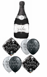 Birthday Champagne Salute Bouquet 
