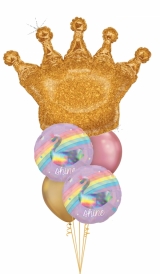 Birthday Crown Magical Rainbow Bouquet 
