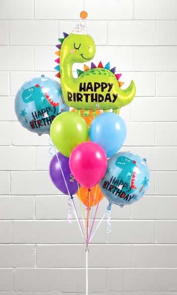 Birthday Dinosaur Balloon Bouquet