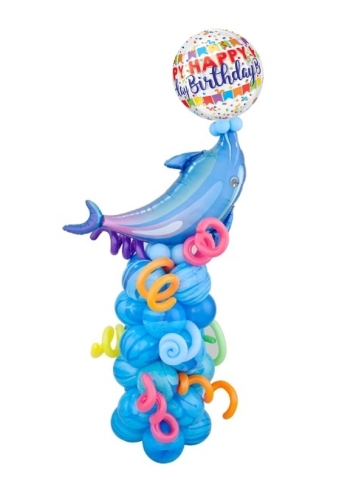 Birthday Dolphin Stand Up