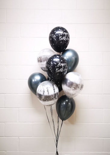 Birthday Black Fantasy Balloon Bouquet