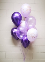 Birthday Purple Fantasy Balloon Bouquet