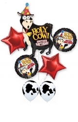 Birthday Holy Cow Balloon Bouquet 2
