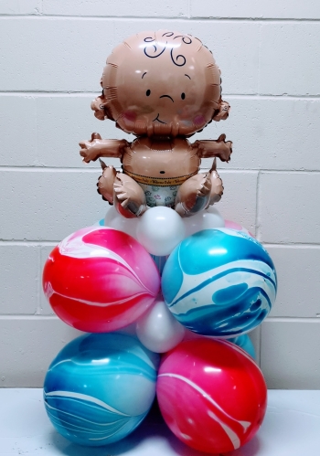 Cute baby stand up