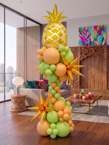 7ft Birthday Pineapple Stand Up INDOOR