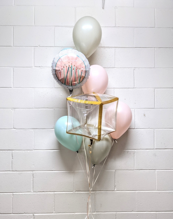 Blush & Make A Wish Balloon Bouquet