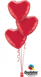 Bouquet of 3 Hearts Bouquet