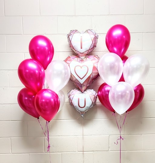 Bright Prismatic Iridescent Balloon Set