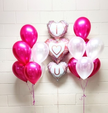 Bright Prismatic Iridescent Balloon Set
