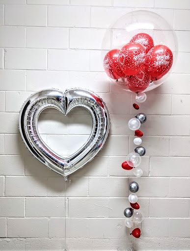 Bubble Love You Are Such a Hottie My Love Balloon Strand Bouquet