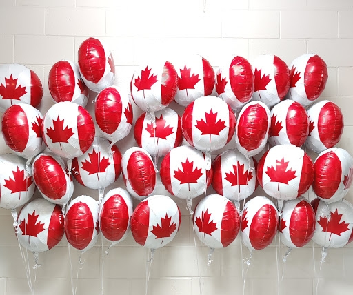Canada Day Balloon Backdrop