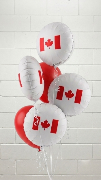 Canada Day Foils Bouquet of 6