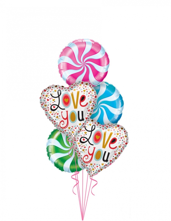 Candy Love Balloon Bouquet