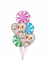 Candy Love Balloon Bouquet