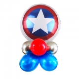 Captain America Shield Balloon Centerpiece