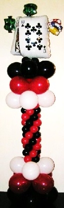 Casino Cards and Chips Column 32