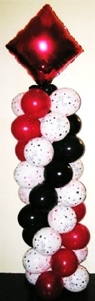 7FT Casino Diamond Column INDOOR
