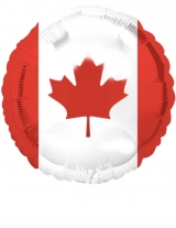 18" Foil Canada Flag