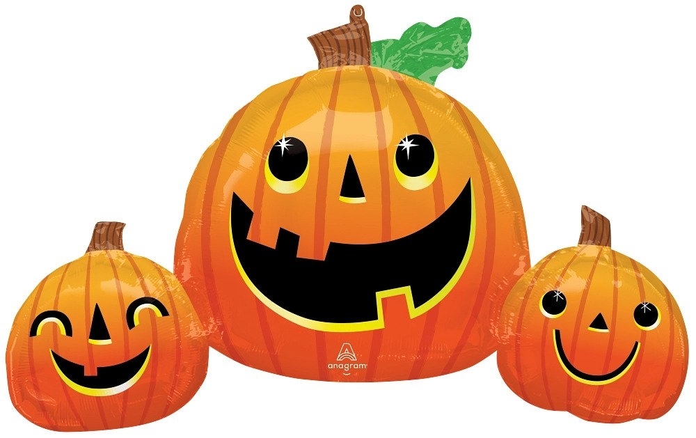 Smiley Pumpkin Trio