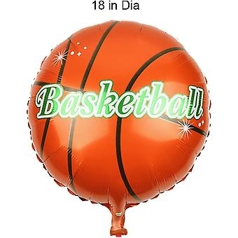 18" Basketball Word Mylar Balloon