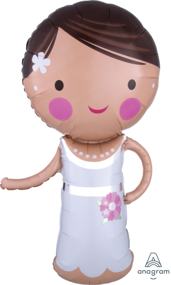 40" Wedding Bride Mylar Balloon