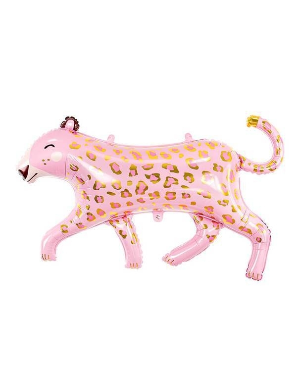 33" Pink Cheetah Mylar Balloon Air-Fill