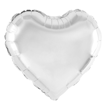 Jumbo Silver Heart Balloon
