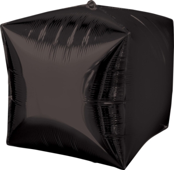 15" Black Cube Balloon