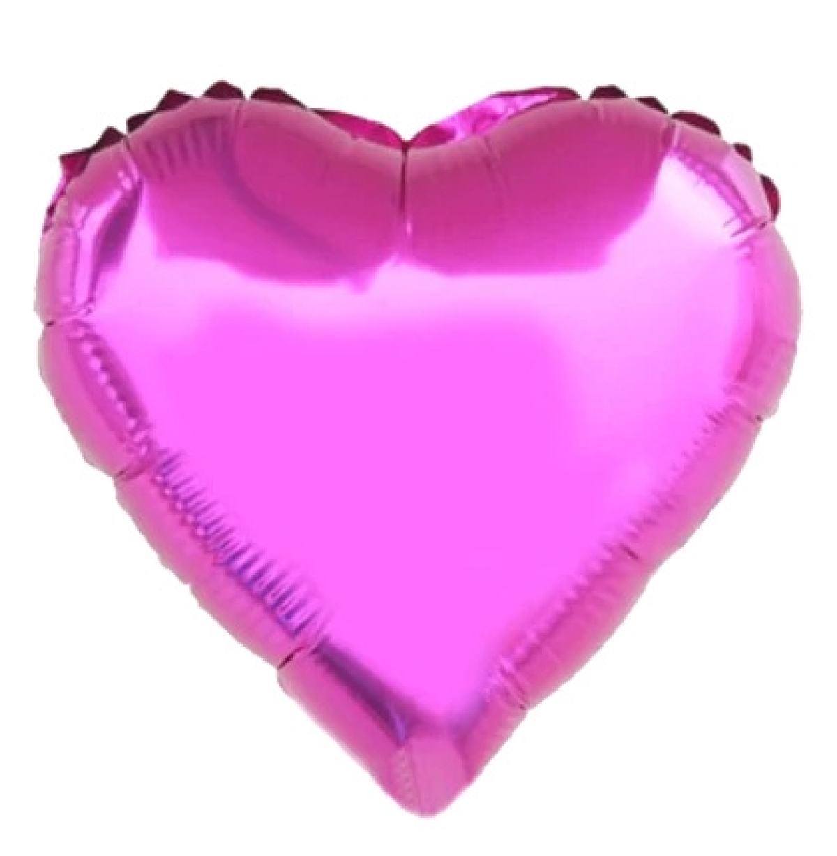 30" Jumbo Fuchsia Heart Mylar Balloon