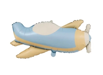 30" Small Airplane Neutral Colour Balloon
