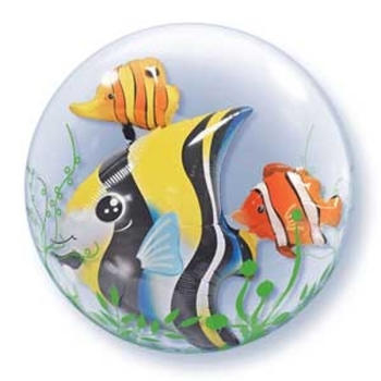 24" Double Bubble Seaweed Tropical Fish