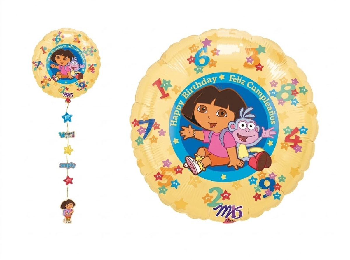 Dora the Explorer Drop a Line Balloon 