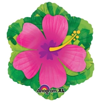 Tropical Hibiscus Hawaiian Luau Balloon 